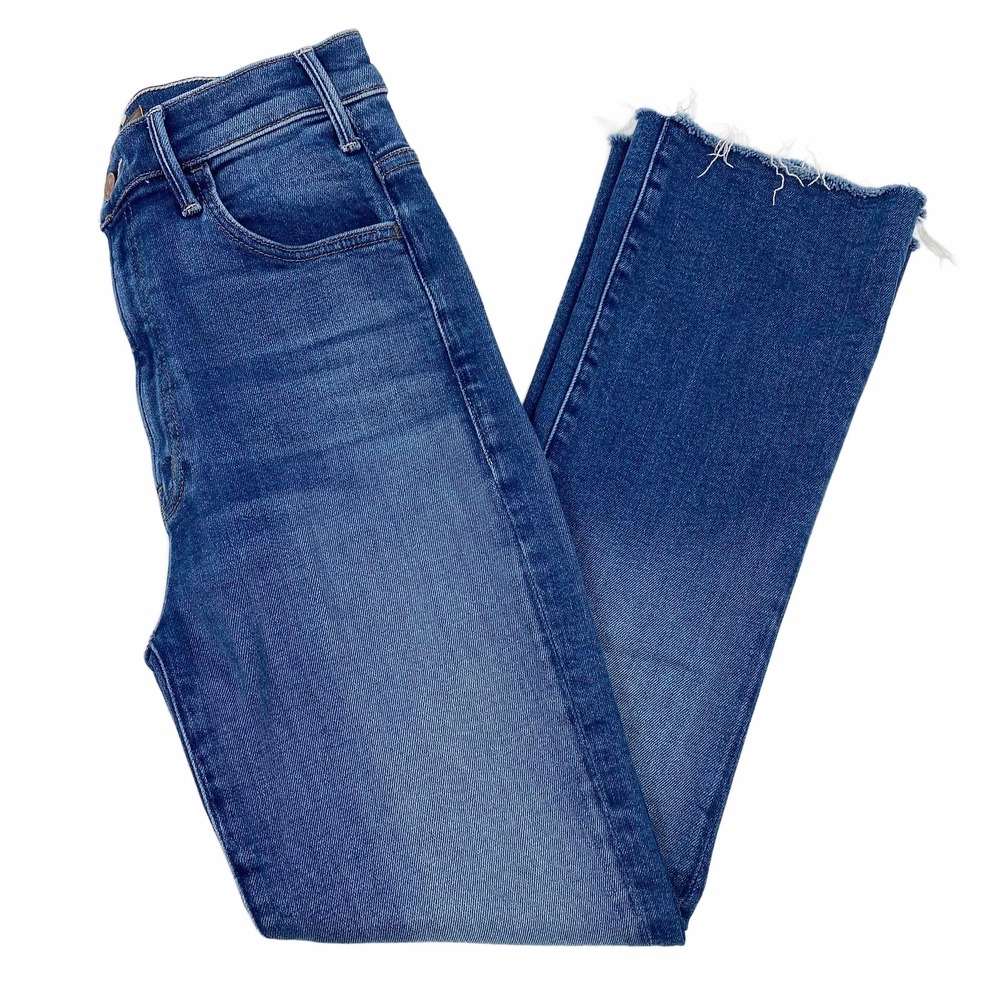 MOTHER Blue The Hustler Ankle Fray Jeans | Womens 27
